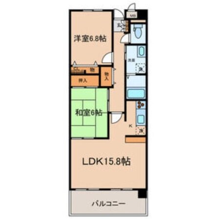 日比野駅 徒歩12分 2階の物件間取画像